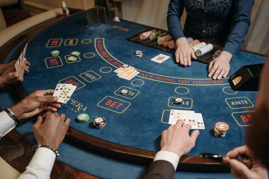 In baccarat the cards are dealt by fixed rules; your only decision is which hand to back.